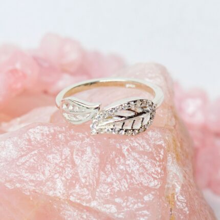 Anillo de Plata Hoja