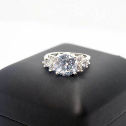 Anillo de Promesa de Plata Bella