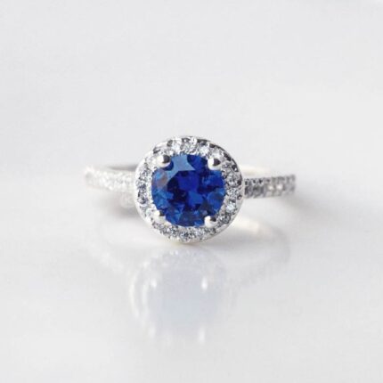 Anillo de Promesa en Plata Marina ANP0037