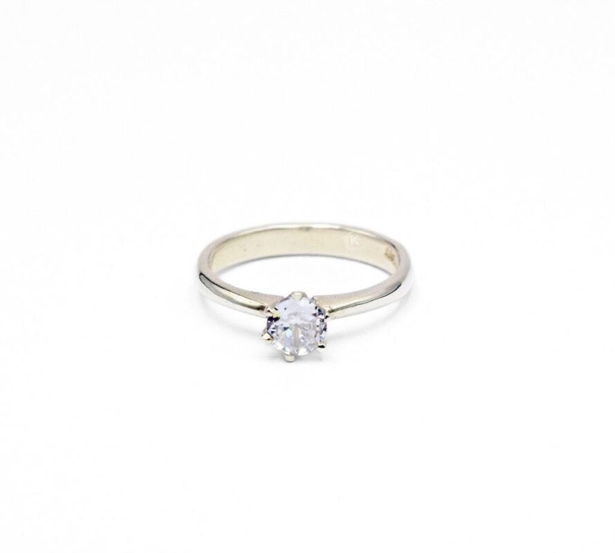 Anillo de Compromiso Sharon en Plata