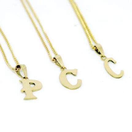 DIJE DE ORO 18K LETRA INICIAL - FDMO003
