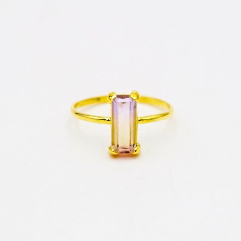 Anillo de Oro 18k con Ametrino - AMO0015