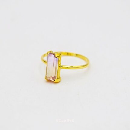 Anillo de Oro 18k con Ametrino - AMO0015