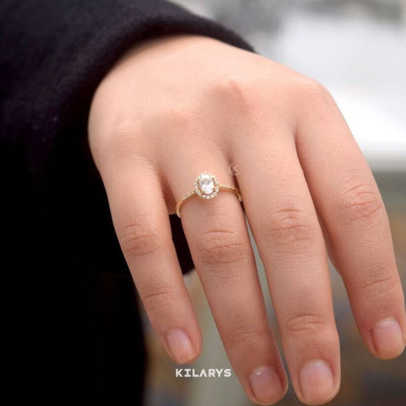 Anillo de Compromiso Oro 18K Alif -ANP0083