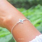 Pulsera de Plata Nudo de Bruja Topacio London Blue -PMP0131B